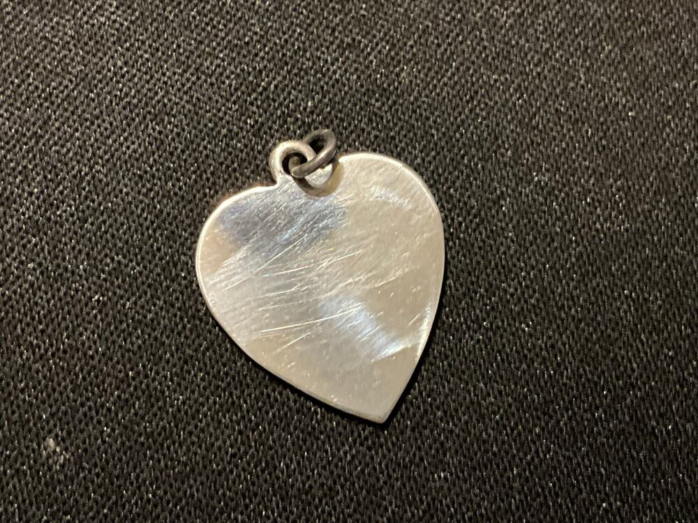 Vintage Sterling Walter Lampl Heart Charm Pendant